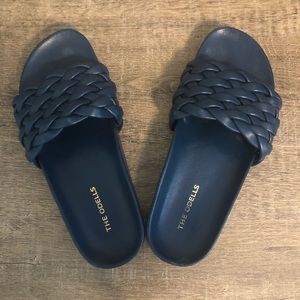 The Odells braided slides - light navy